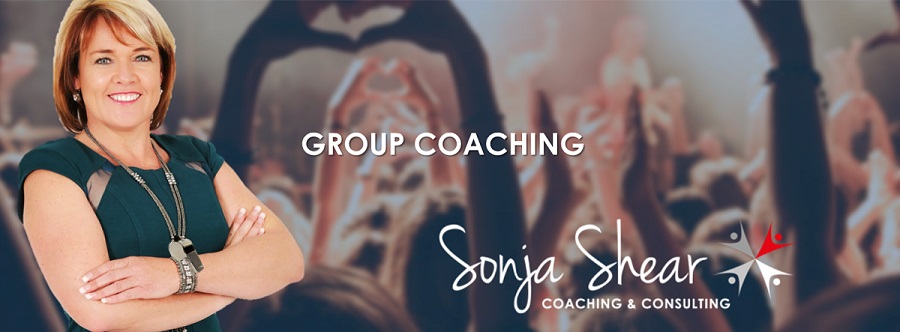 Group coaching is ideal for some Coach Sonja and a group of happy peeps